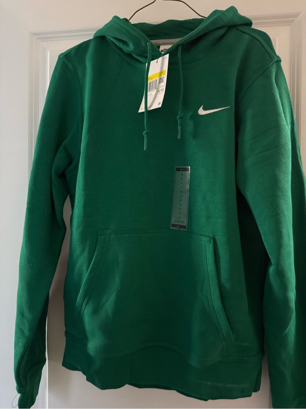 Nike Green Pullover Hoodie with White Swoosh